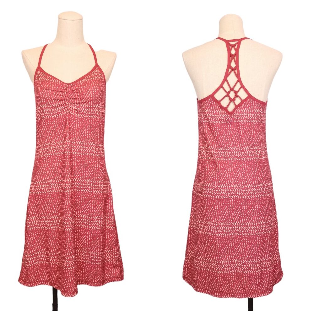 PrAna Elixir Macrame Racerback Dress Red Sz XS - Picture 5 of 10